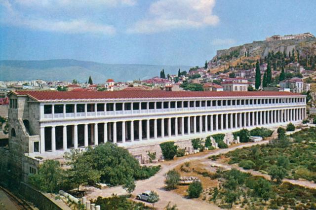 Athens - Stoa of Attalos in the ancient agora